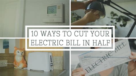 10 Ways To Cut Your Electric Bill In Half Youtube
