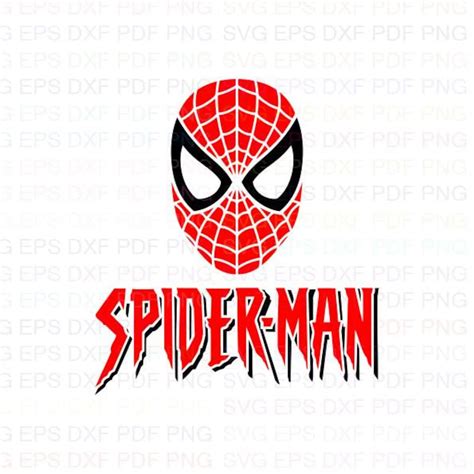 Svg Png Eps Dxf Spider Man Face Svg Digital Cut File Cricut Design