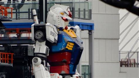 Rx 78f00 Gundam Factory Yokohama 7 Head Moving Test Youtube