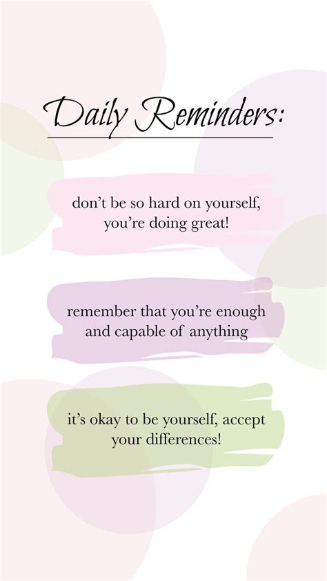 Daily Reminders Reminder Quotes Feel Good Quotes Note To Self Quotes
