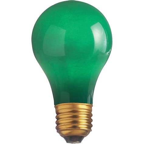 25w A19 Ceramic Green Light Bulb