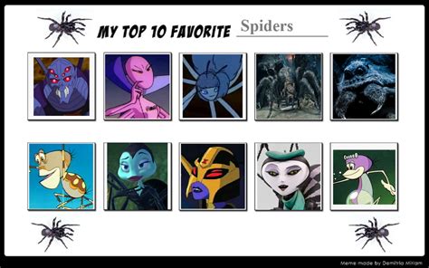 My Top 10 Favorite Spiders By Sithvampiremaster27 On Deviantart