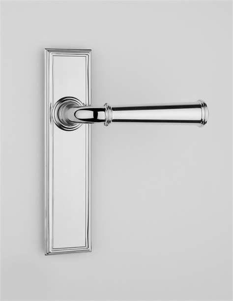 Brass Door Lever Backplate Hamptons Door Handles Interior Door