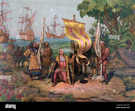 Christopher Columbus Discovered America In 1492 Opening A New Era In