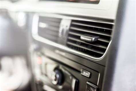 Air Conditioning Control Panel In Car Stock Image Image Of Digital