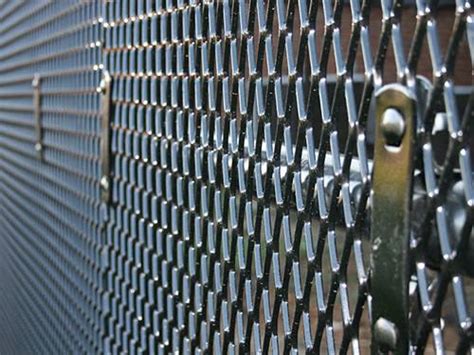 Expanded Metal Security Fence For Preventing Climbing Keeping Invaders Out