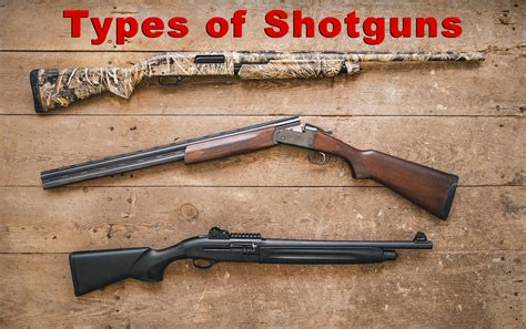 Types Of Shotguns Names