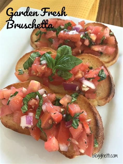 Garden Fresh Bruschetta