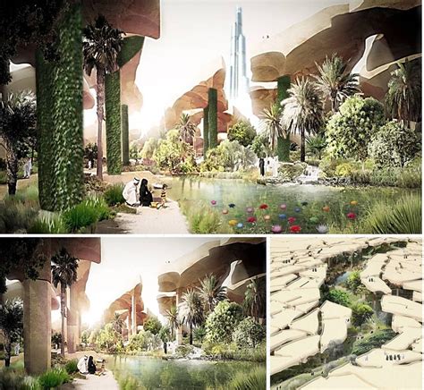 Al Fayah Park Abu Dhabi Arquitectura Grieta