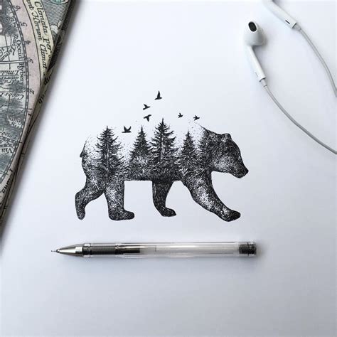 Vector illustration on the theme of travel, caravanning, camping, hiking and. drawing | Colossal