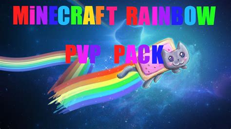 200 Subs Special Minecraft Rainbow Pvp Texture Pack Sick Flame And Bow Funnydogtv
