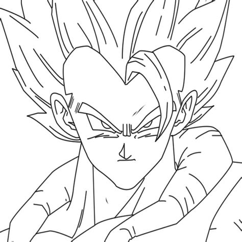 Goku super saiyan coloring page. Coloriage Dragon Ball Z Gogeta Kunings Coloriage ...