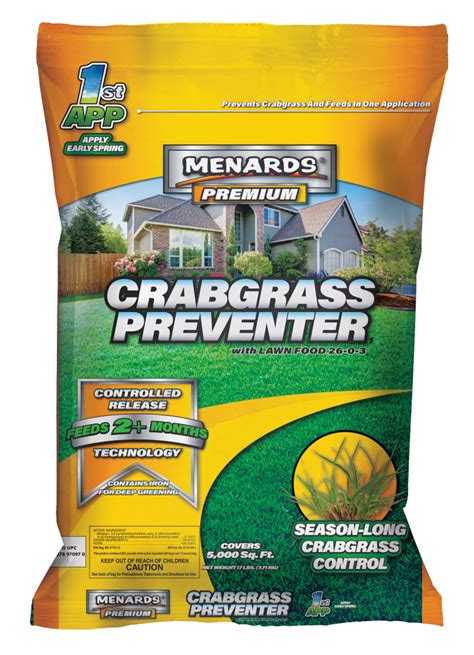 Menards Premium Crabgrass Preventer Menards Fertilizer And Ice Melt