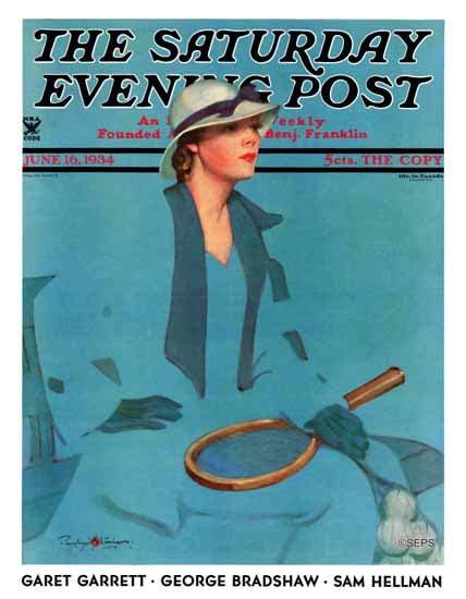 Penrhyn Stanlaws Saturday Evening Post In Blue 19340616 Sex Appeal