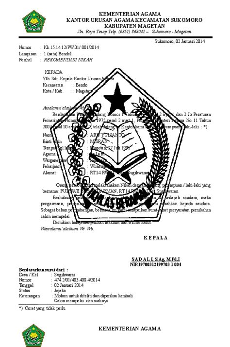Detail Contoh Kop Surat Kementerian Agama Koleksi Nomer