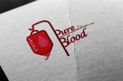 Pure Blood Logo On Behance