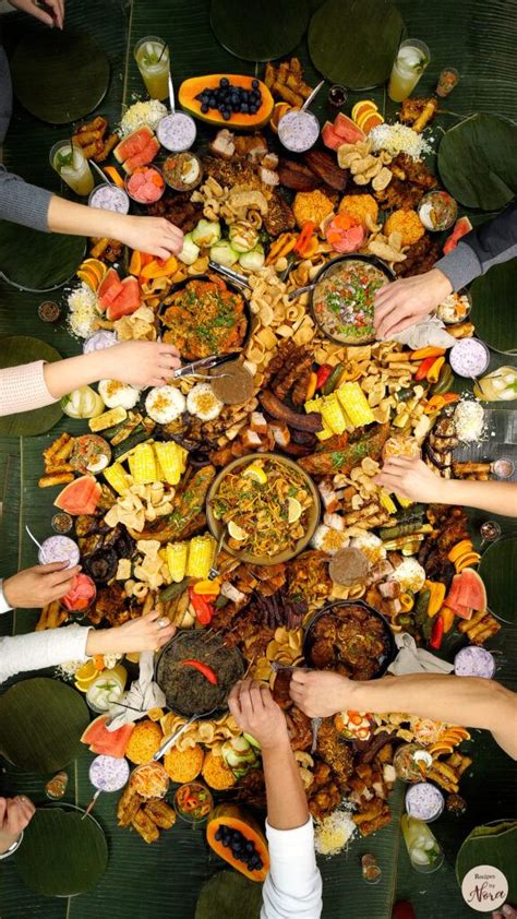 A Kamayan Feast Or Otherwise Known As The “boodle Fight” Is A