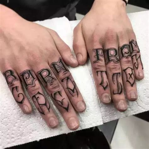 Pin On Knuckle Tattoos