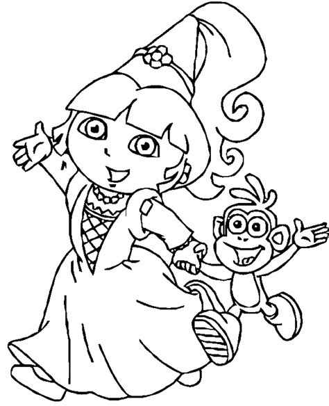 Hope you enjoy these dora and boots coloring pages. Print & Download - Dora Coloring Pages to Learn New Things