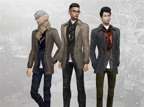 The Sims Resource Winter Coat Male Season Pack Needed
