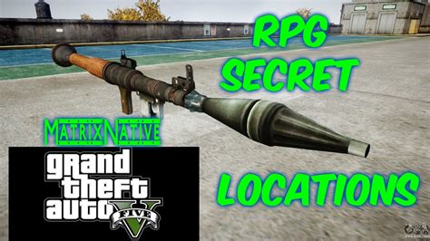 Gta5 Where To Find A Rpg All Rpg Locations Gta5 Youtube