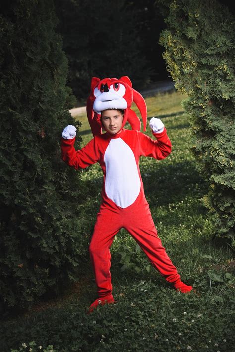 Knuckles Red Sonic Costume Kids Costume Toddlers Etsy Canada