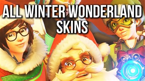 Overwatch All Winter Wonderland Skins No Commentary Youtube