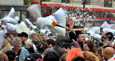 It is an annual event that takes places across the globe and a chance for people to have a friendly fight with each other using pillows. Feathers will fly! Trafalgar Square hosts a giant pillow ...