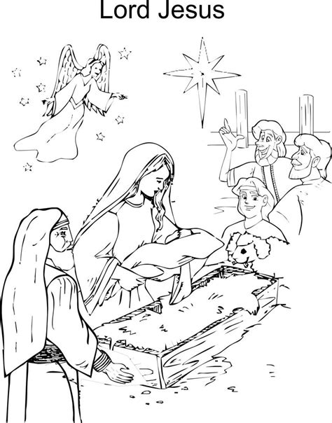 This coloring page bundle includes a variety of pictures so you will find something that works for your group. Jesus Birth Coloring Page - Coloring Home