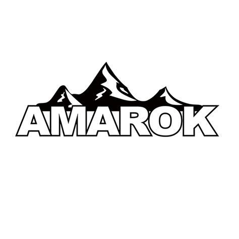 Volkswagen Amarok 2010 Rear Door Sticker Logo Amarok X Power