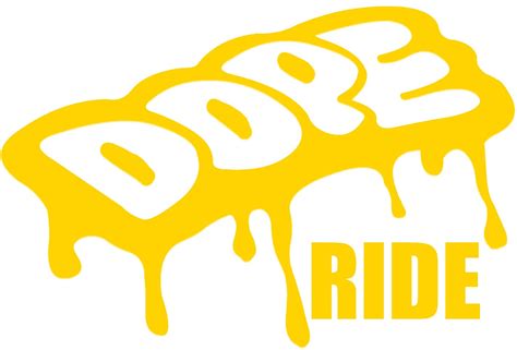 Dope Ride Decal Utv T Vinyl Decals 3mil 4x4 Sticker Sxs Etsy