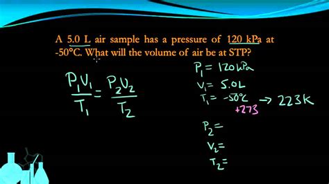 Absolute pressure (p), volume (v), and absolute temperature (t). Combined Gas Law Worksheet Chemistry If8766 - Nidecmege