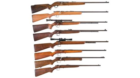 Eight Bolt Action Rimfire Rifles Rock Island Auction