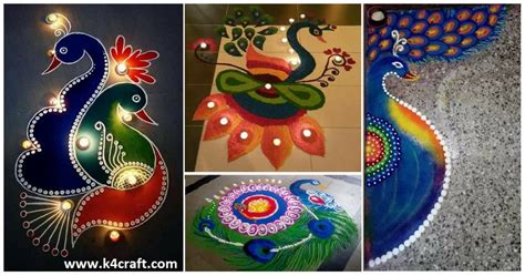 Beauty, cosmetic & personal care. peacock-rangoli-designs-featured - K4 Craft