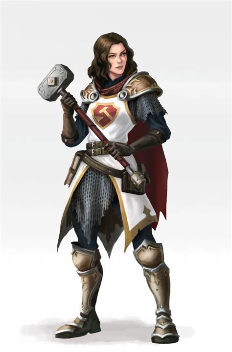 cleric by artdeepmind on deviantart female human fantasy character design warrior woman