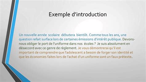 Exemple Dintroduction Dun Texte Argumentatif Texte Pr F R