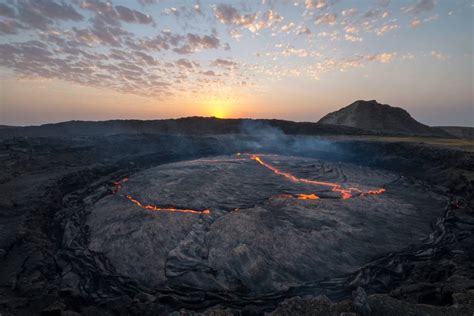 Erta Ale Volcano Ethiopia The Lava Lake In Dec 2013