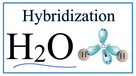 Hybridization Of H2O Description Of Hybrid Orbitals For O YouTube