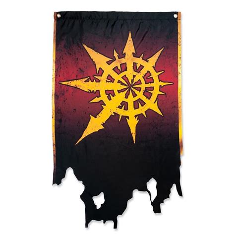 Warhammer 40k Chaos Logo 50x30 Inch Wall Banner Wish Wall Banner