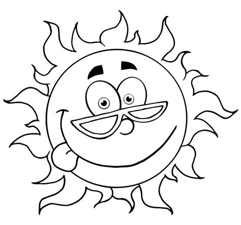 An Easy Way To Learn Colors For Kids With These Sun Coloring Pages