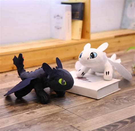 Toothless Dragon Night Fury Plush Toys How To Train Your Dragon