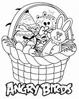 Easter Basket Coloring Pages Egg Printable Getcolorings Empty sketch template