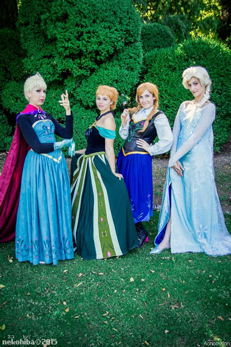 Double Anna And Elsa Frozen By Achico Xion On Deviantart
