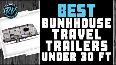 Best Bunkhouse Travel Trailers Under 30 Ft 🚐 Buyers Guide Rv