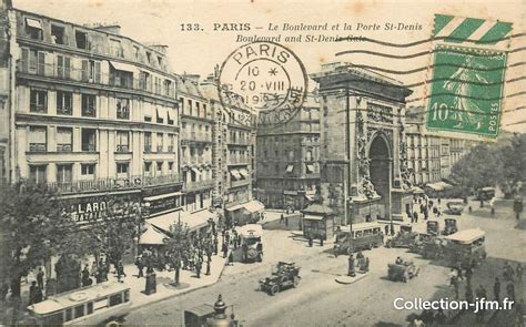 Cpa France 75002 Paris Le Boulevard Et La Porte Saint Denis 75
