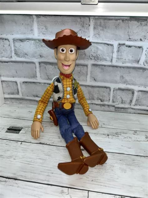 Disney Pixar Thinkway Toy Story Sheriff Woody Pull String Talking Doll