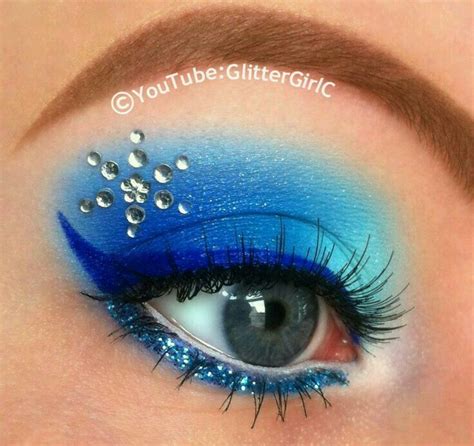 frozen inspired eyes elsa makeup tutorial holiday makeup christmas makeup make up art eye