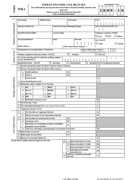 Indian Income Tax Return Itr 1 Income Tax In India Payments