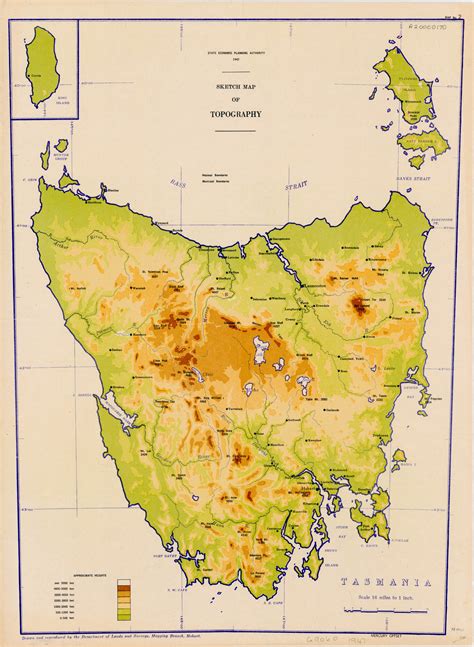 Detailed Map Of Tasmania