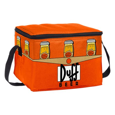 The Simpsons Duff Beer Cooler Lunch Bag Zing Pop Culture Cooler